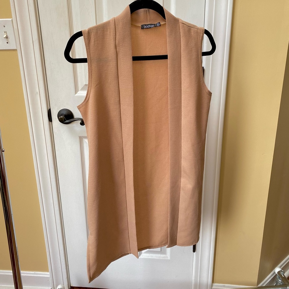 Boohoo Beige Duster